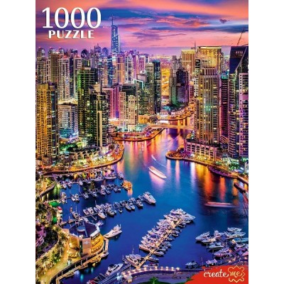 Рыжий кот Пазл 1000  Дубай с высоты ШТП1000-8348 Россия