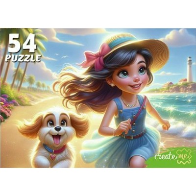 Рыжий кот Пазл 54  Любимые пазлы для девочек ассорти П54-8711 Россия