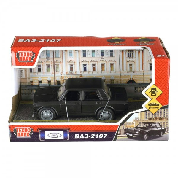 Технопарк Игрушка   Машина ВАЗ - 2107 13,5 см, пластик, инерционная 2411A0109-R Китай