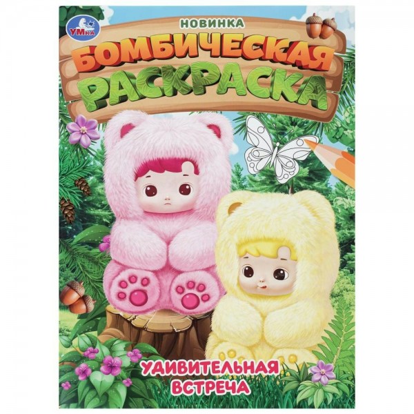 Бомбическая раскраска. Удивительная встреча. 