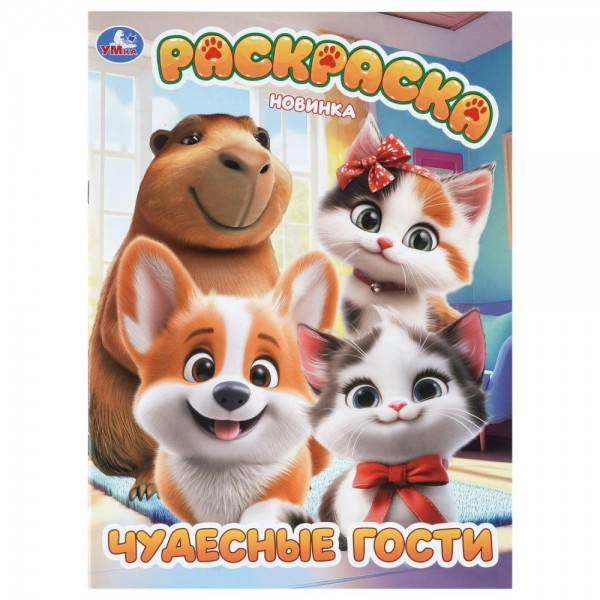 Раскраска. Чудесные гости. А4. 