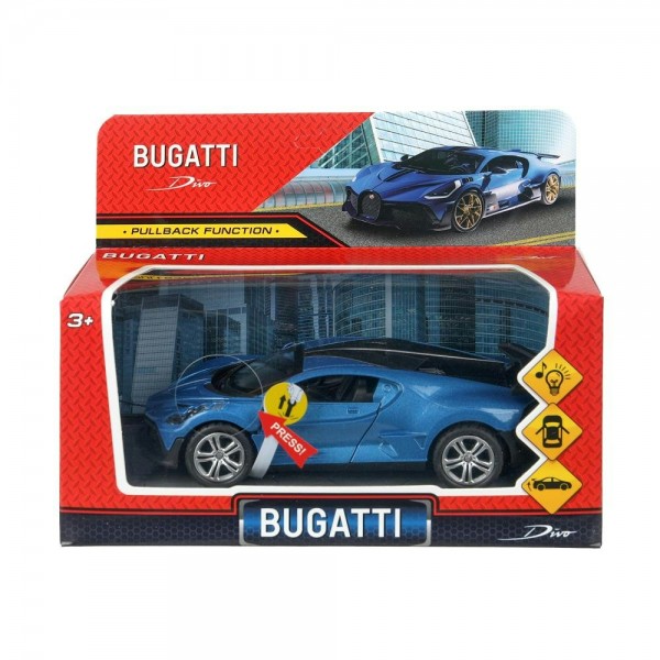 Технопарк Игрушка   Машина. Вugatti divо/14,9 см, металл, откр. двери, инерционная, спойлер 2301C0047-R Китай