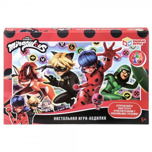 Умные игры Игра 6 Ходилка Леди Баг и Супер-кот  Россия