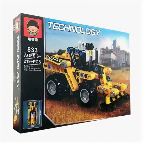 NoName Игрушка 219  Конструктор. Техника 219 деталей KNS2066 Китай