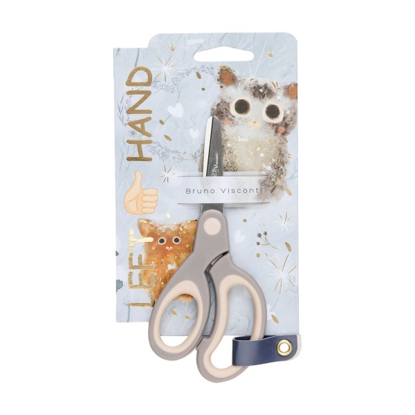 Ножницы детские 13,2см Love me. Котики счастье для левшей 60-0034/02 Bruno Visconti 12/240