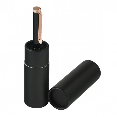 Ручка подарочная шариковая, поворотный механизм Venezia classico синяя, 1мм, металлический черный корпус, футляр черный тубус 20-0385/04-12 Bruno Visconti