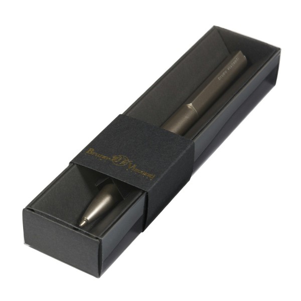 Ручка подарочная шариковая, поворотный механизм Torino синяя, 1мм, металлический корпус шампань, футляр 20-0382-07/5 Bruno Visconti