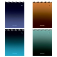 Блокнот 40 листов А5 клетка, гребень Моноколор. Баланс Б5гр40 06171 BG  383260