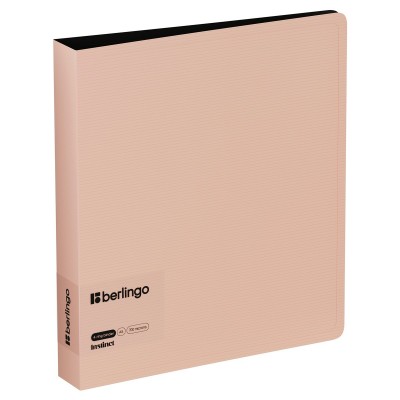 Папка 4 кольца А5 35мм 700мкм Instinct фламинго, карман, D-кольца RB4_A5513 Berlingo  358877