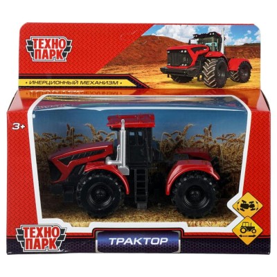 Технопарк Игрушка   Машина Трактор Кировец к7 13 см, металл, инерционная, красный KIROVETS7K-11-RD Китай