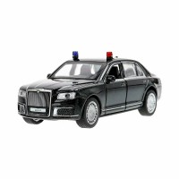 Технопарк Игрушка   Машина Аурус Сенат 13,5 см, металл, открываются двери, инерционная SENAT-13-BK-WOD Китай
