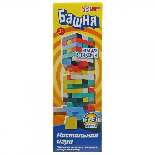 Умные игры Игра 54  Башня, дерево ZY1237419-R Китай