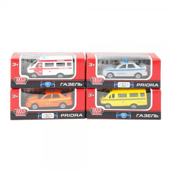 Технопарк Игрушка   Машина Спецтехника, 7,5 см, металл SB-19-05-CDU(22) Китай ассортимент