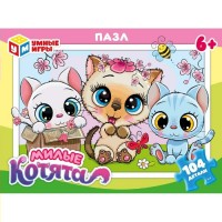 Умные игры Пазл 104  Милые котята  Россия