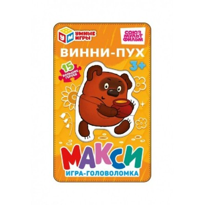 Умные игры Пазл-Макси 12  Винни-Пух. Союзмультфильм. Макси-пазлы в жестяной коробке  Россия