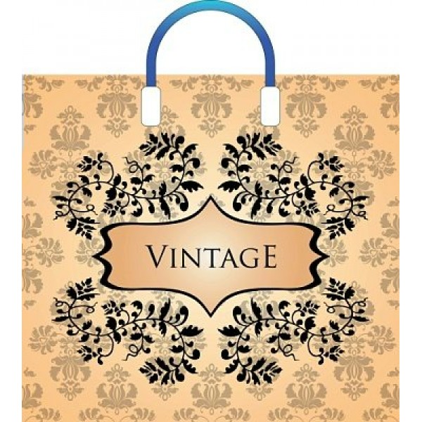 Артпласт/Пакет полиэтиленовый с пластиковой ручкой. Винтаж New 380 х 340/ПЛР69157/