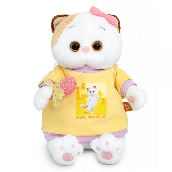 Budi Basa Игрушка   Кошечка Ли - Ли в свиншоте, мягкая 18 см LKm18-008 Россия