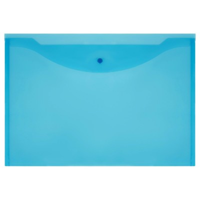 Папка конверт на кнопке А3 180мкм синяя 363214 OfficeSpace  363214