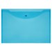 Папка конверт на кнопке А3 180мкм синяя 363214 OfficeSpace  363214