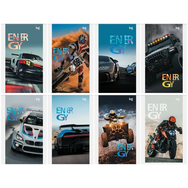 Блокнот 48 листов А6 клетка Гоночные машины 60г/м2 Б6ск48 62647 BG 24/144 372704