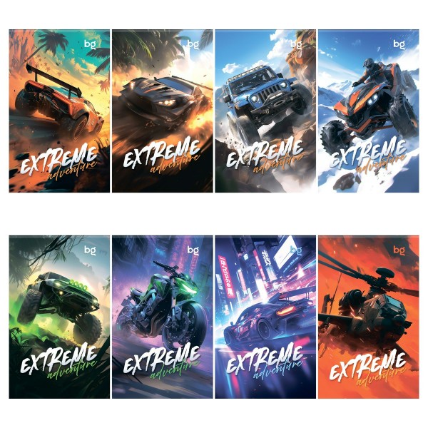 Блокнот 48 листов А7 клетка, склейка Жажда экстрима 60г/м2 Б7скл48 62541 BG 16/160 388911