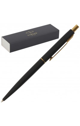 Ручка подарочная шариковая, автоматическая Classic Matte Black GT синий 1мм 9000013841 Parker  Р816197