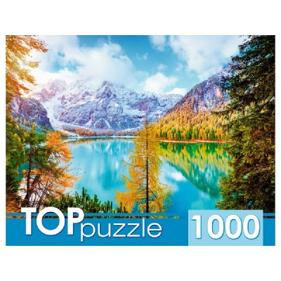 Рыжий кот Пазл 1000 TopPuzzle Озеро в горах ШТТП1000-2744 Россия