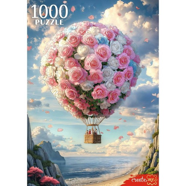 Рыжий кот Пазл 1000  Воздушный шар Ф1000-8726 Россия