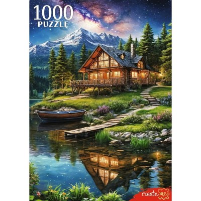 Рыжий кот Пазл 1000  Горный пейзаж Ф1000-8727 Россия