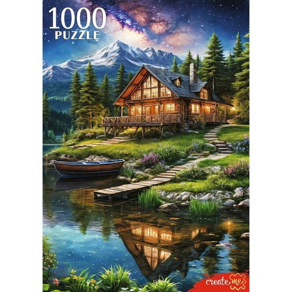 Рыжий кот Пазл 1000  Горный пейзаж Ф1000-8727 Россия