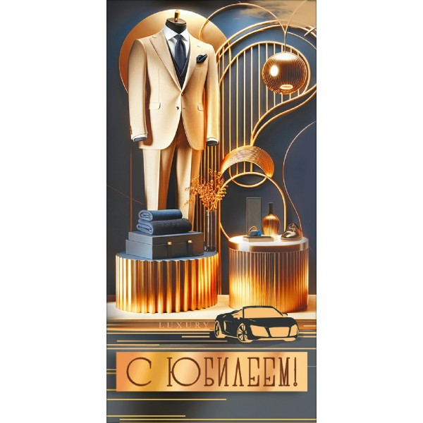 Праздник/Конверт для денег. С Юбилеем!/50002676/