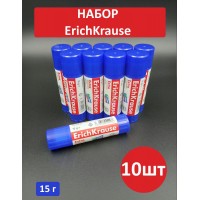 Клей карандаш 15гр Extra 10 штук 4443 ErichKrause