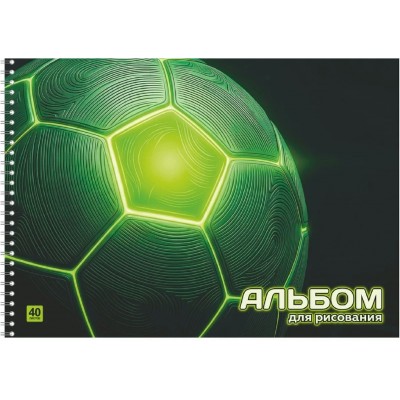 Альбом 40 листов для рисования А4 гребень Король спорта 100г/м2 03286 Lamark 128/011840179 Альбом 40 листов для рисования А4 гребень Король спорта 100г/м2 03286 Lamark 128/011840179