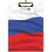 Планшет с прижимом А4 Триколор картон ламинированный CB0443-05 Lamark  128/65066