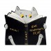 Блокнот 32 листа А6 130х120 Кот с книгой фигурная вырубка, 65г/м2 72657 Феникс 10/40/300
