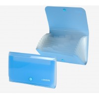 Папка на кнопке С6 177х115х20мм 700мкм Gelato Dreams 13 отделений, небесный десерт 3078531 deVente