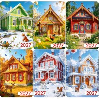 Праздник/Календарь карманный 2027. Теремочки микс/50002854/ассортимент