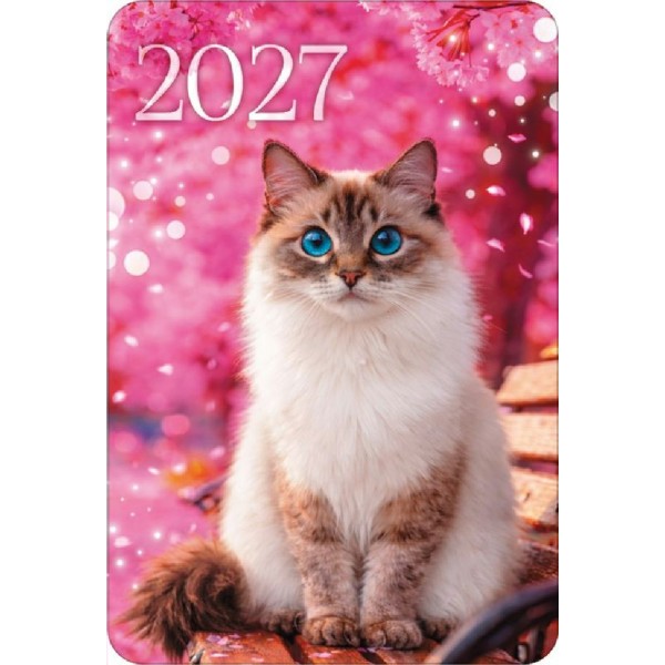 Открытая планета/Календарь карманный 2027. Милый котик/90002249/