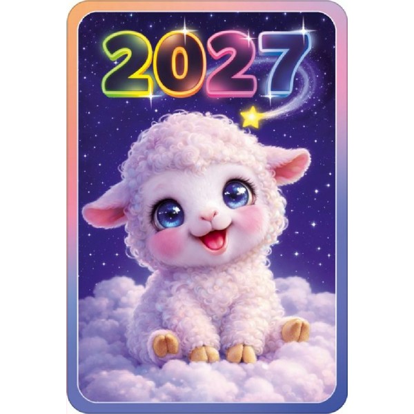 Открытая планета/Календарь карманный 2027. Милая овечка/90002256/