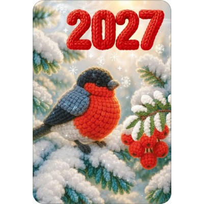 Открытая планета/Календарь карманный 2027. Вязаная серия/90002273/ Открытая планета/Календарь карманный 2027. Вязаная серия/90002273/