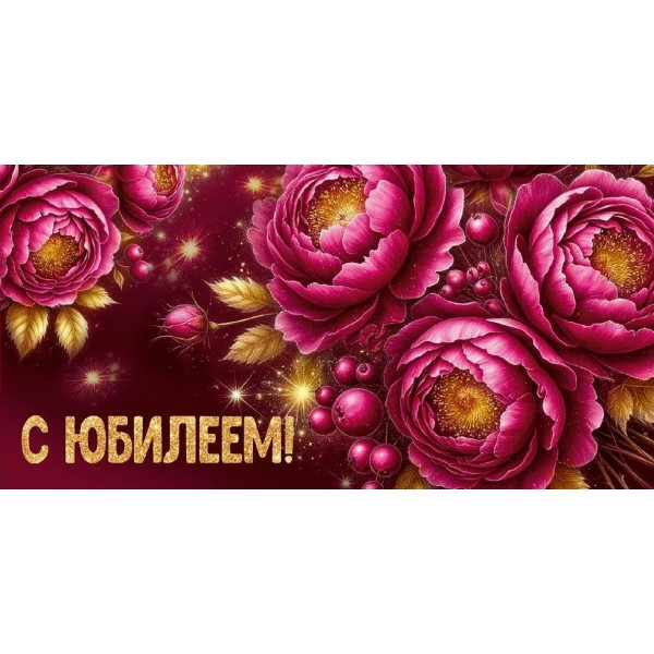 Империя поздравлений/Конверт для денег. С Юбилеем!/30001711/