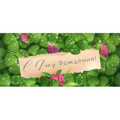 Открытая планета/Конверт для денег. С Днем рождения!/70.178/ Открытая планета/Конверт для денег. С Днем рождения!/70.178/