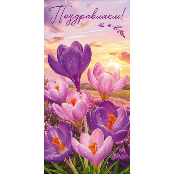 Праздник/Конверт для денег Поздравляем!/50002351/