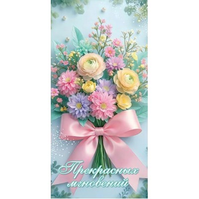 Мир открыток/Конверт для денег. Прекрасных мгновений/4152174/