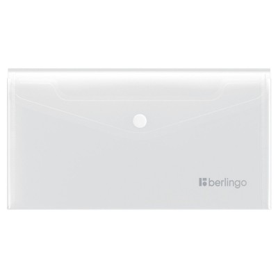Папка конверт на кнопке С6 200мкм No Secret матовая, прозрачная EFb_06306 Berlingo 352674 Папка конверт на кнопке С6 200мкм No Secret матовая, прозрачная EFb_06306 Berlingo 352674
