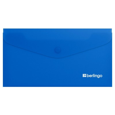 Папка конверт на кнопке С6 200мкм Soft Touch синяя, софт-тач EFb_C6981 Berlingo 369435 Папка конверт на кнопке С6 200мкм Soft Touch синяя, софт-тач EFb_C6981 Berlingo 369435