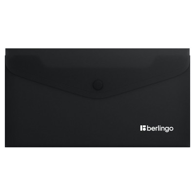 Папка конверт на кнопке С6 200мкм Soft Touch черная, софт-тач EFb_C6980 Berlingo 369441 Папка конверт на кнопке С6 200мкм Soft Touch черная, софт-тач EFb_C6980 Berlingo 369441
