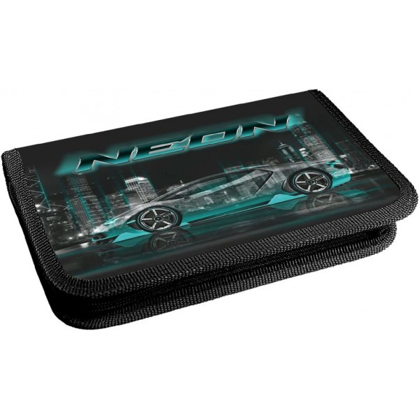 Пенал 1 отделение 130х200х30мм Неоновый авто PB0056-05 Lamark  128/715804