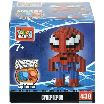 ГородМастеров Игрушка 438 Конструктор 3D сборная фигурка. Супергерои, 438 дет 19094-LD Китай ГородМастеров Игрушка 438 Конструктор 3D сборная фигурка. Супергерои, 438 дет 19094-LD Китай