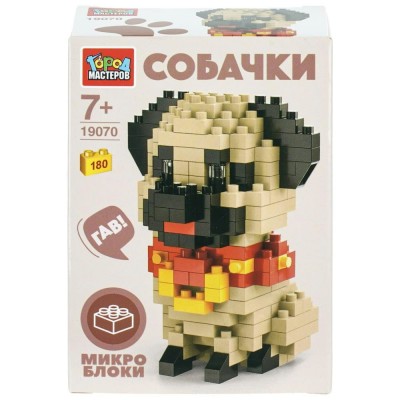 ГородМастеров Игрушка 180 Конструктор 3D сборная фигурка. Собачка, 180 дет 19070-YF Китай ГородМастеров Игрушка 180 Конструктор 3D сборная фигурка. Собачка, 180 дет 19070-YF Китай